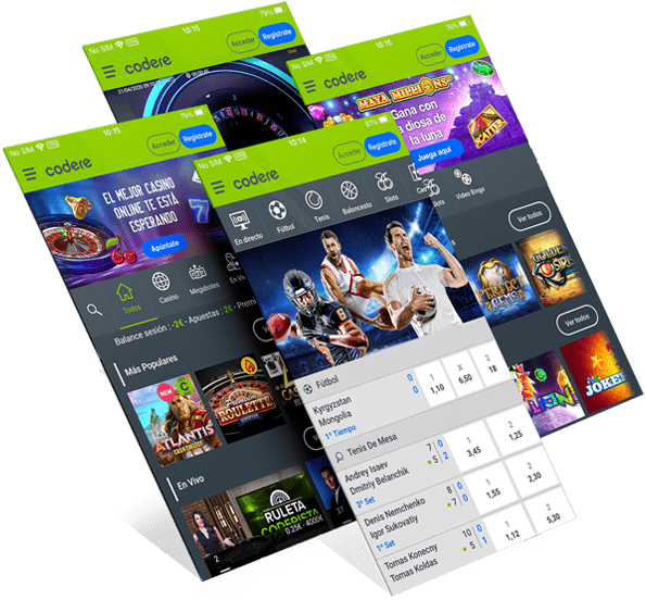 Codere apuesta en tu movil